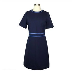 Draper James navy and blue shift dress